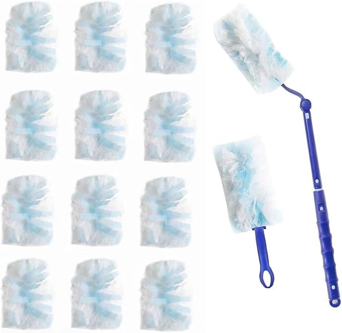 SUZZYVINE Disposable Duster Wish a Long Handle Plus a Short Handle by SUZZYVINE