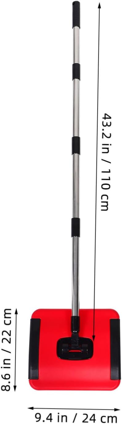 Cabilock Hand Push Carpet Sweeper Lightweight Manual Vacuum - Image 2