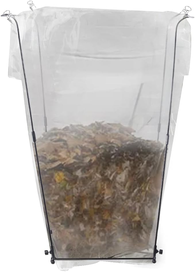 2 Pack Trash Bag Holder, Metal Garbage Bag Holder, 30-45 Gallon Portable Trash - Image 7
