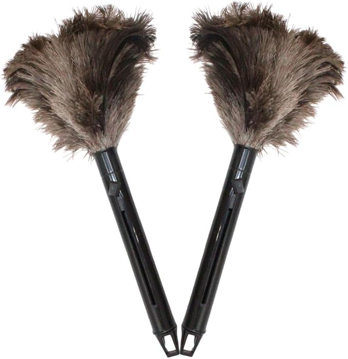 Retractable Feather Duster 8-14 in Adjustable by SchumanFeathers