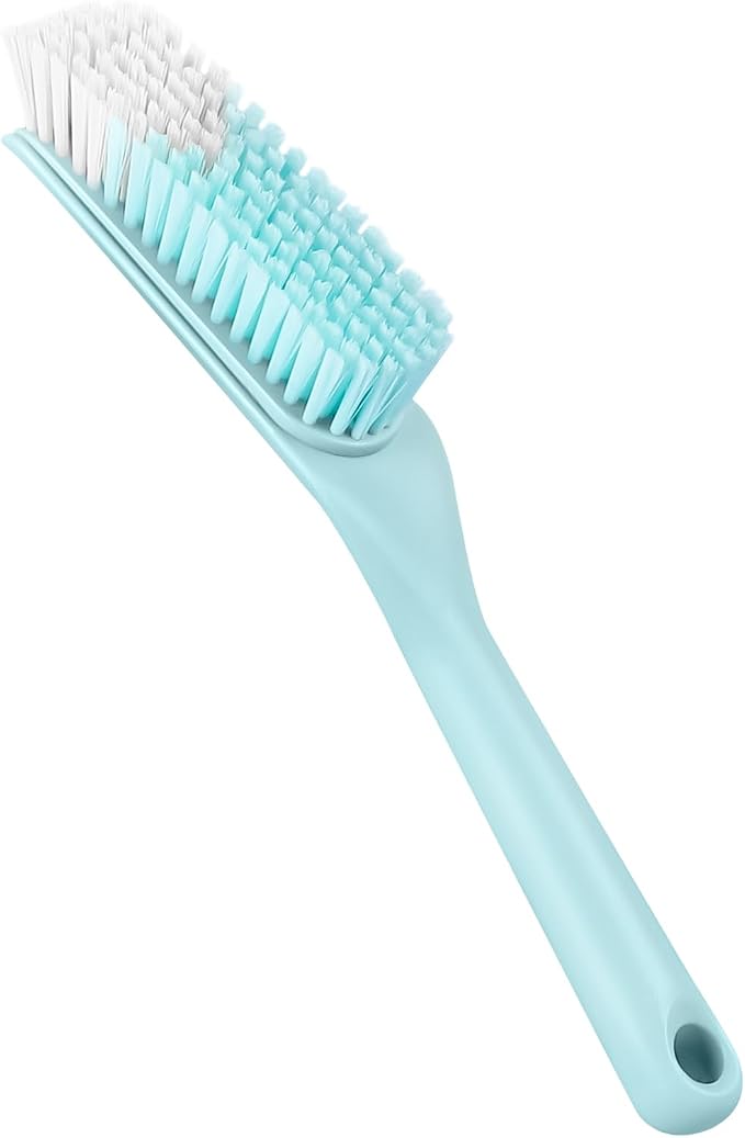 Household Laundry Brush Shoe Brush, PP Plastic Sturdy Handle & PBT Soft Bristle by andounier