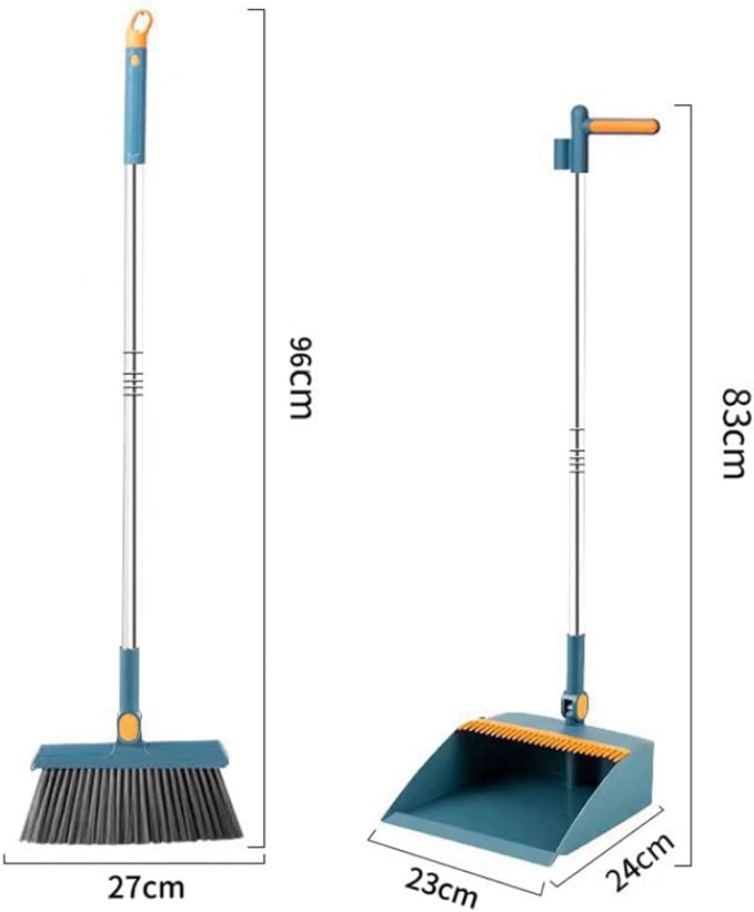 Foldable Broom and Dustpan Combo Set, Long Handle Brush - Image 4
