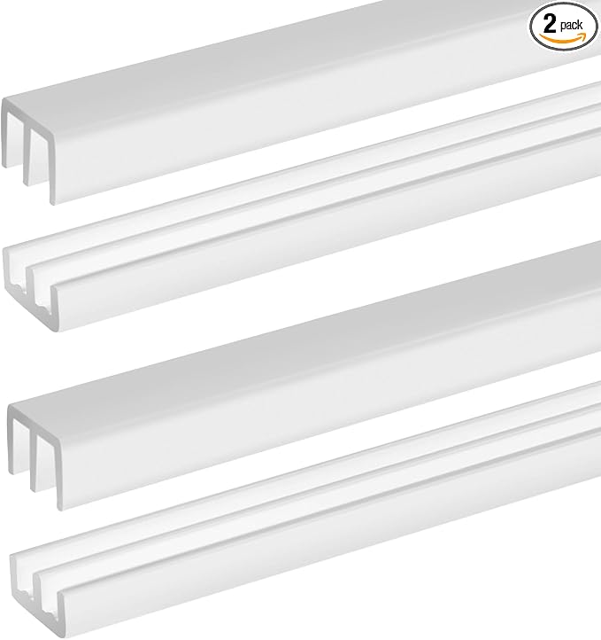 Landical 2 Sets Plastic Sliding Door Track Set by Landical