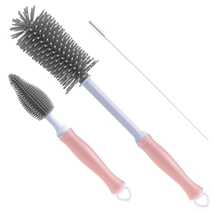 Silicone Cleaning Brush, and Smaller Diameter Openings by Auerllcy