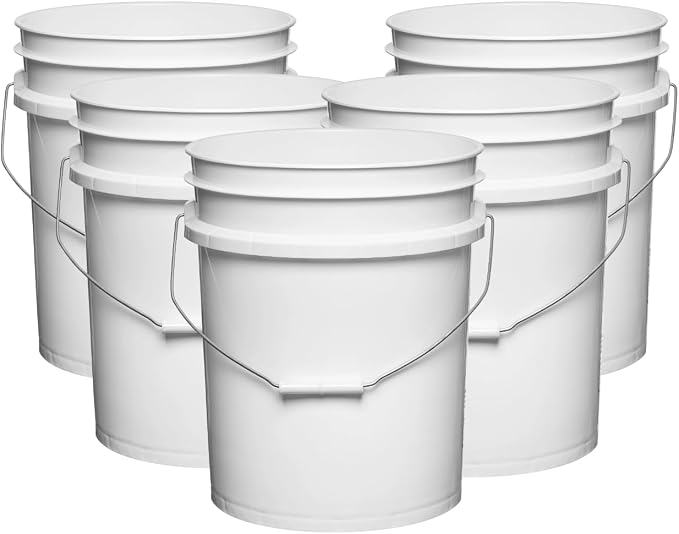 House Naturals 5 Gallon Premium HPDE Plastic Bucket by House+Naturals