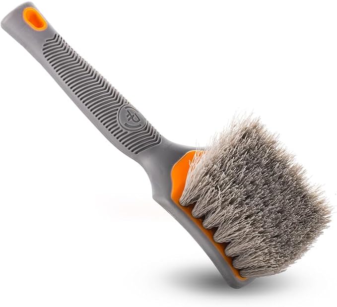 Detail Factory - ProGrip Tire Brush - Ergonomic ProGrip Handle, Stiff Synthetic - Image 2