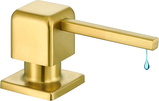 CREA Brushed Gold Soap Dispenser by CREA