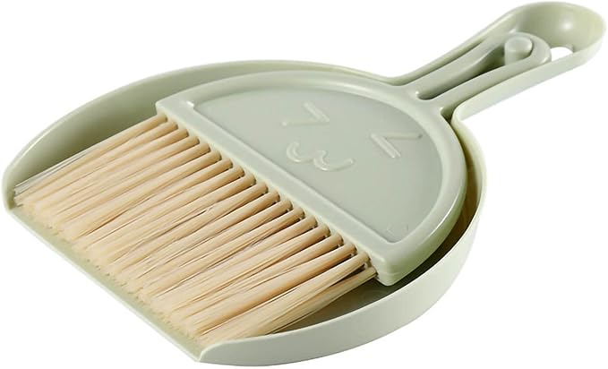 Mini Dust Pan with Broom Set, Small Broom and Dustpan Set Mini Hanging by Unknown