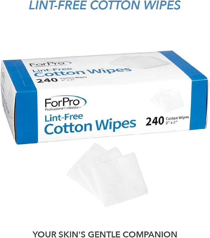 ForPro Professional Collection Lint-Free Cotton Wipes, 100% Pure Cotton Gauze - Image 4
