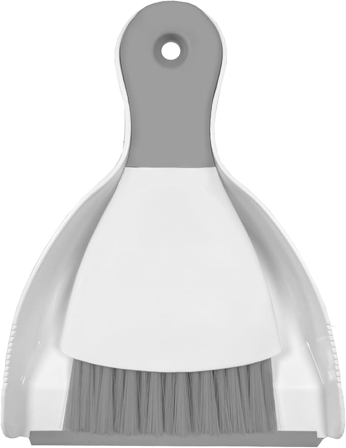 Mini Broom with Dustpan Combo Set Small Dust pan and Brush Set Quick Cleanup by BSMstonehouseholdsupplies