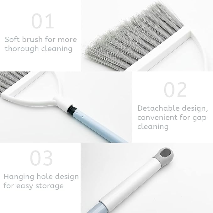 Small Broom and Dustpan Set, Household Mini Broom and Dustpan Set, Mini Broom - Image 4