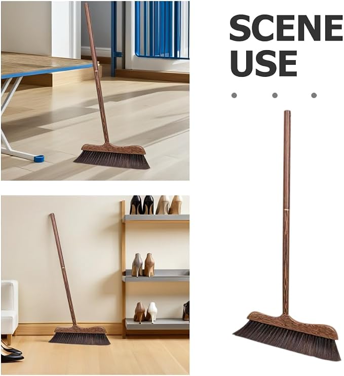 UNOMOR Handmade Soft Wood Broom - Image 5