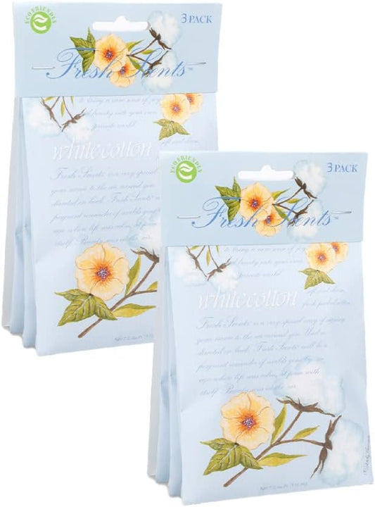 WILLOWBROOK | Fresh Scents Scented Sachet Packet | White Cotton | Air Freshener by FRESHSCENTS