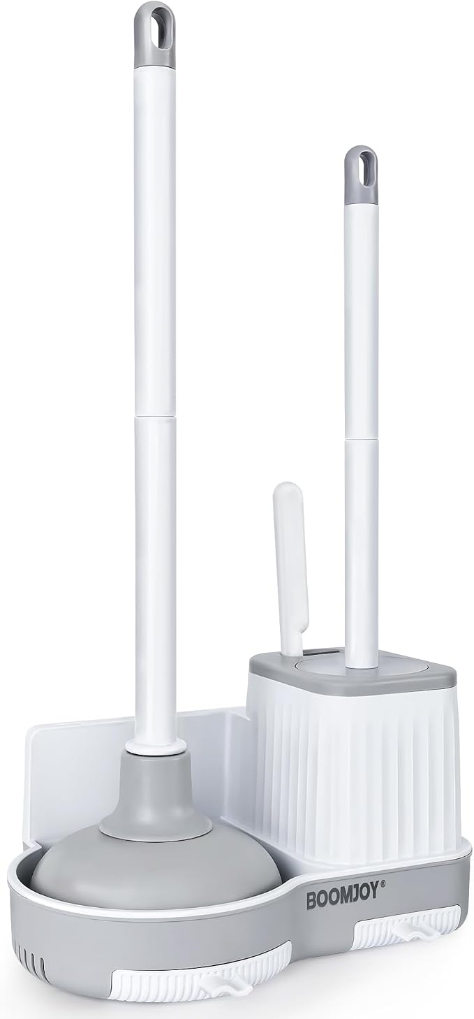 BOOMJOY Toilet Brush and Plunger Set by BOOMJOY