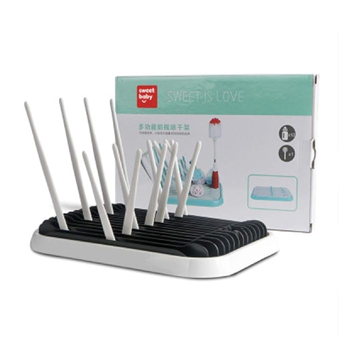 Baby Bottle Drying Rack Dryer Space Saving Travel Holder - Image 2