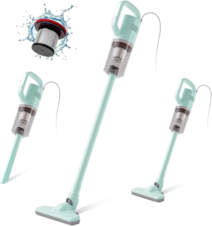 Stick Vacuum Cleaner, Corded Handheld Vacuum Cleaner Mini Electric Broom by Makethehomemorebeautiful