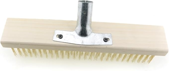 ZYAMY Stainless Steel Wire Floor Brush Head Multi Purpose Metal Wire Deck Brush by Unknown