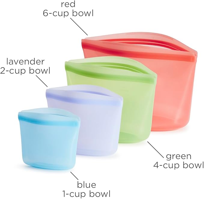 Stasher Premium Silicone Reusable Food Storage Bags, Lunch Bag, Travel - Image 5