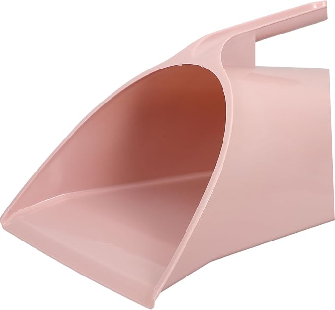 PRETYZOOM Ergonomic Handheld Dustpan Pink Long Handle Dust Pan Only - Image 9
