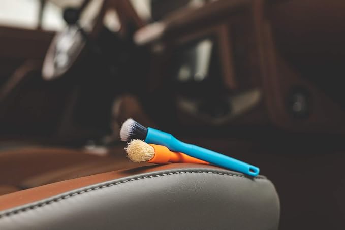 Detail Factory - Boar Hair Detailing Brush Short-Handle + Long-Handle Combo Kit - Image 6