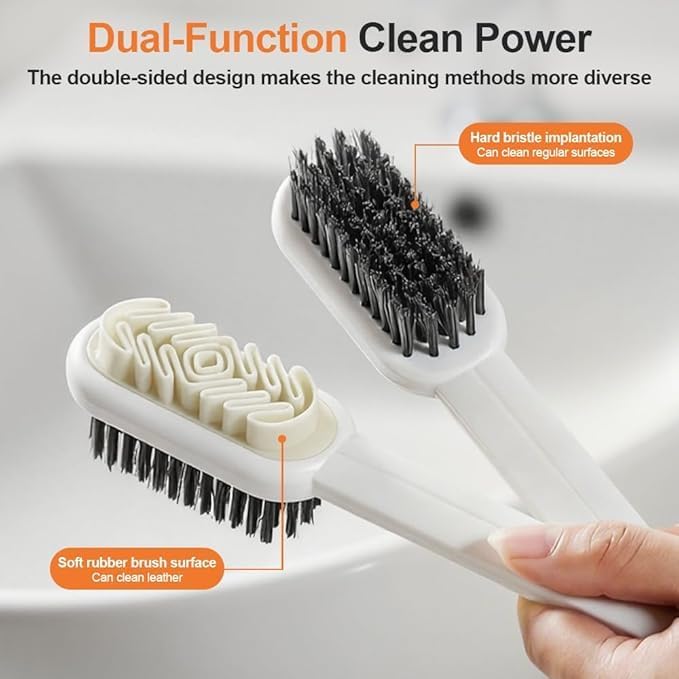 2 in 1 Suede Brush ，Suede Shoe Brush and Eraser，Rubber Polish Eraser - Image 4
