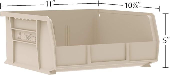 Akro-Mils 30235 AkroBins Plastic Storage Bins, Space-Saving Stackable Bins - Image 3