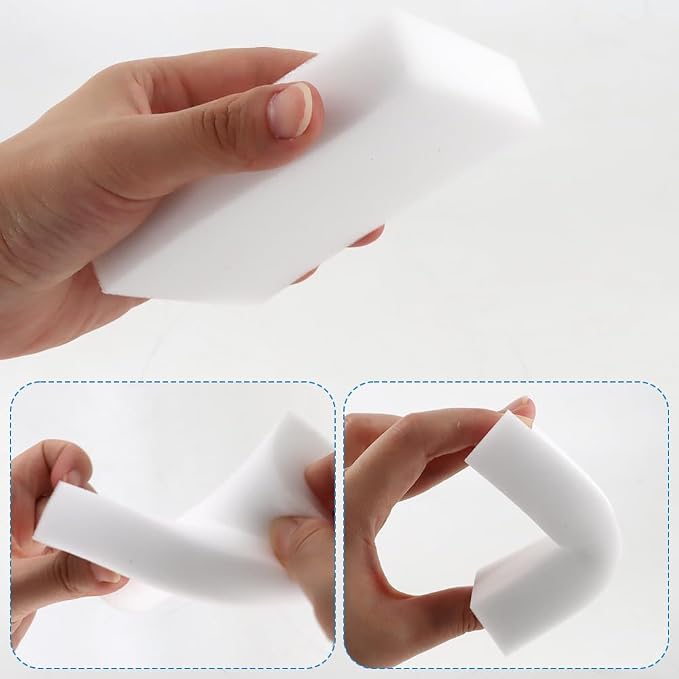 10 Pack Melamine Sponges Multi-Functional Cleaning Sponge Eraser - Image 4