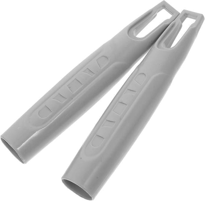 TOYANDONA 2pcs 19mm Gray Plastic Broom Handles Replacement by TOYANDONA