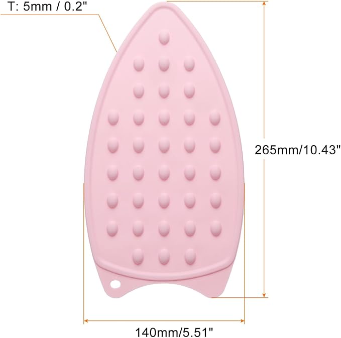 HARFINGTON 2pcs Silicone Iron Rest Pad, Pale Pink - Image 2