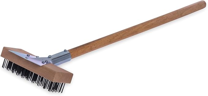 Carlisle FoodService Products Stainless Steel Double Broiler King Grill Brush - Image 6