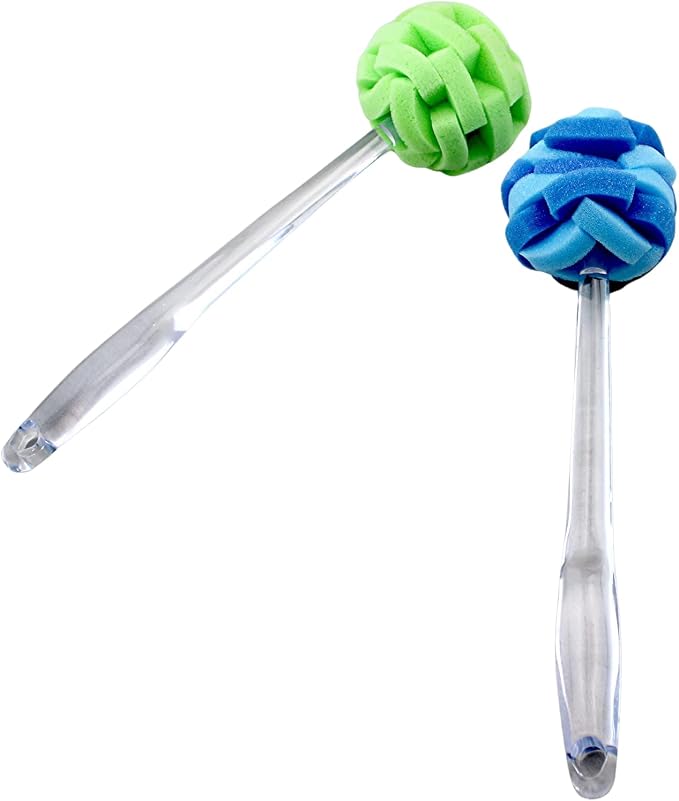 Soft Touch Kitchen Glassware Multi-Purpose Sponge Puff Dish Brush 11.5" - Image 7