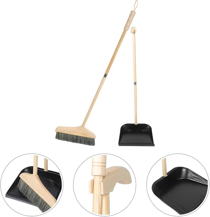 GANAZONO Broom and Dustpan Set Long Handle Household Cleaning Tools Indoor - Image 6