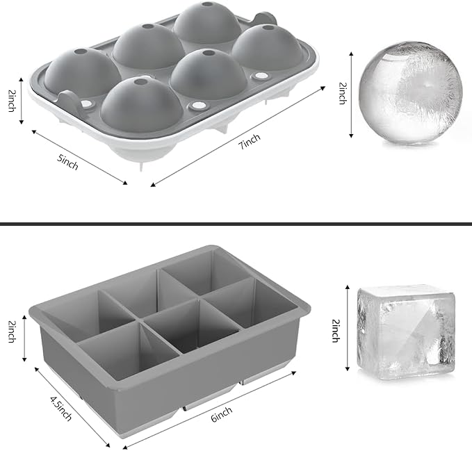 ROTTAY Ice Cube Trays, Sphere Ice Ball Maker - Image 5