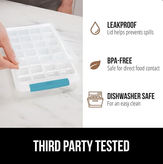GORILLA GRIP Stackable Ice Cube Tray and Bin Set - Image 5