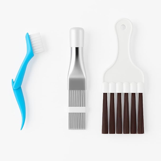 3 Pcs Air Conditioner Condenser Fin Comb Cleaner Kit, Ac Coil Cleaner Brush - Image 7