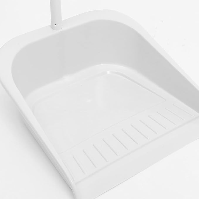 Lurrose 1set Heavy Duty Broom and Dustpan Set Ergonomic Long Handle - Image 7