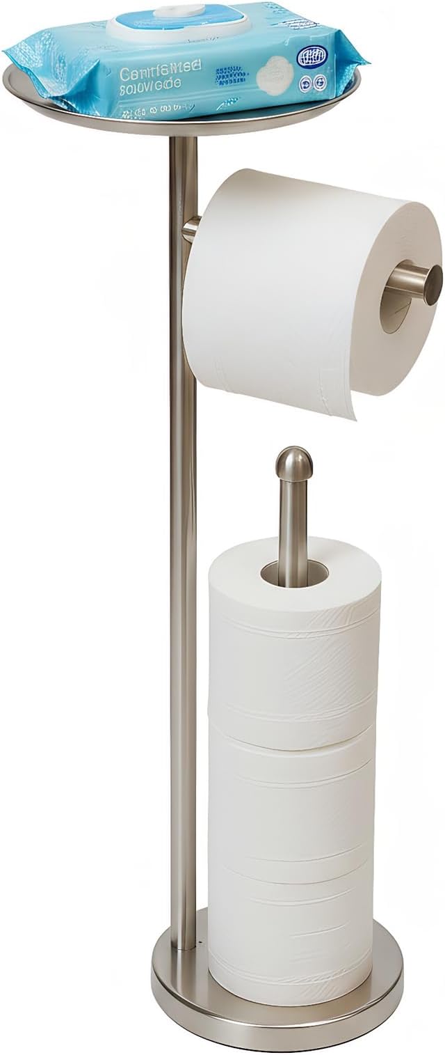 Freestanding Toilet Paper Holder by Sfemn