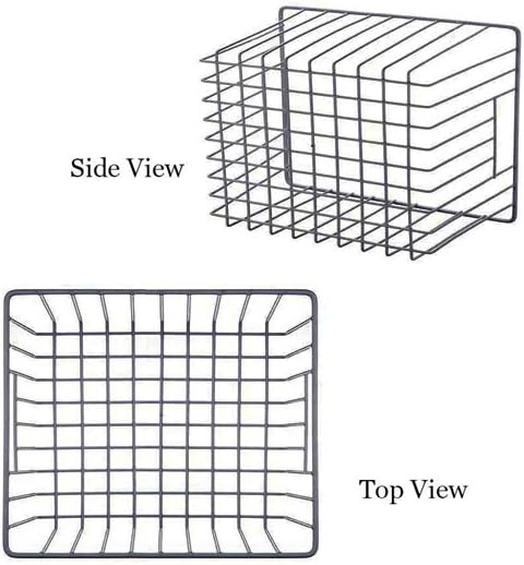 Slideep Wire Metal Basket Bin Storage Baskets Modern Farmhouse Food, Fruits - Image 6