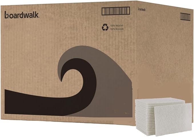 Boardwalk 98BWK LD 6 in. x 9 in. Light Duty Scour Pad by Boardwalk