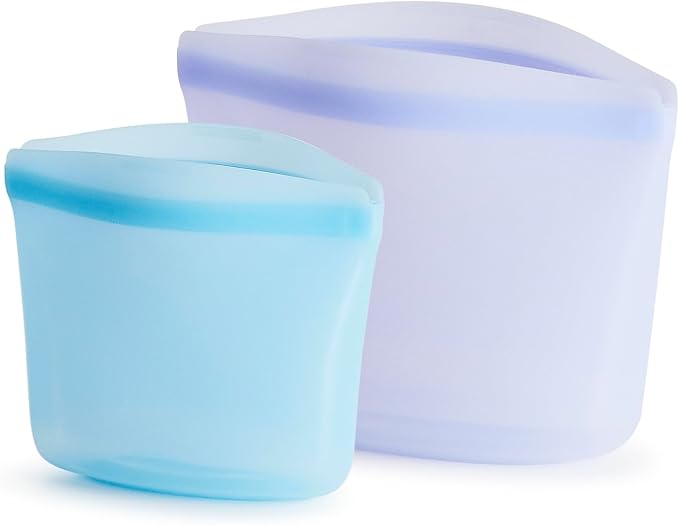 Stasher Premium Silicone Reusable Food Storage Bags, Lunch Bag, Travel by Stasher