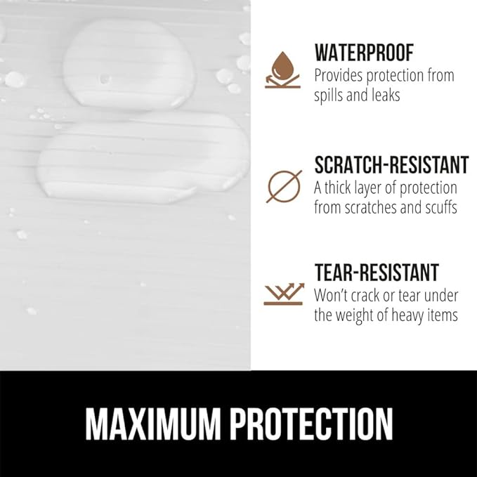 GORILLA GRIP DuraGuard Shelf Liner, 20x30 Non-Adhesive Cabinet Liners - Image 4
