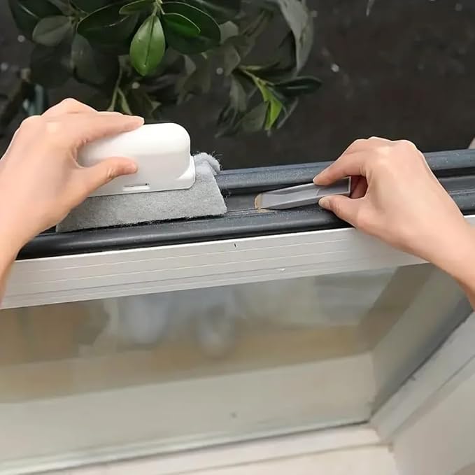 Window Track Cleaner, Gap Brush Groove Cleaner, Window Track Cleaning Tool - Image 6