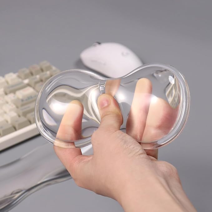 Clear Gel Wrist Rest for Mouse, Relax Your Wrist, for Laptop Computer Office & - Image 4