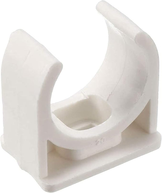 100 Pcs U-Shaped PVC Water 20mm Pipe Clamps Clips, U-Shaped Buckles Fit by Unknown