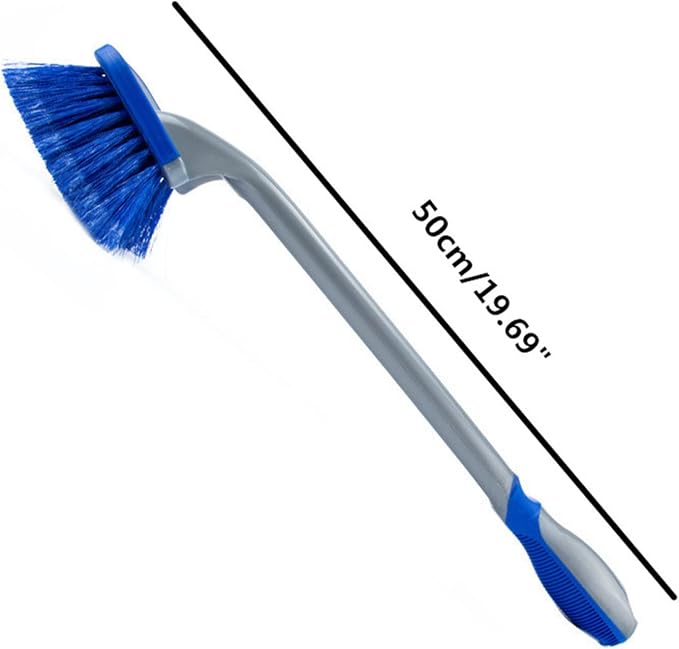 Car Tire Cleaning Brush Long Handle Wheel Brush Exhaust Pipe Cleaning Brush - Image 4