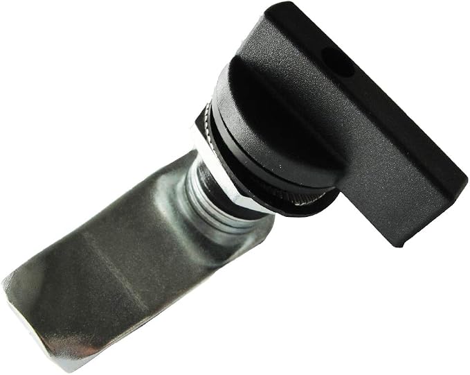 WJSKDQ 4PCS Thumb Operated Offset Thumb Cam Lock Black Cam Lock - Image 2