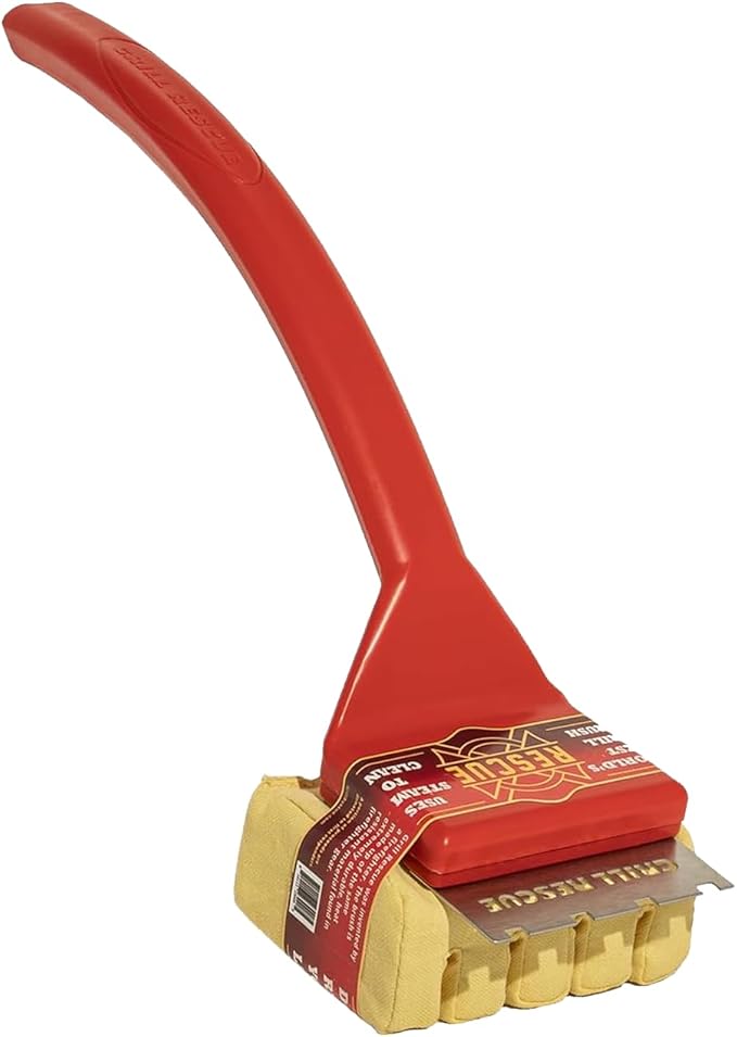Grill Rescue BBQ Replaceable Scraper Cleaning Head, Bristle Free Grill Brush- by GrillRescue