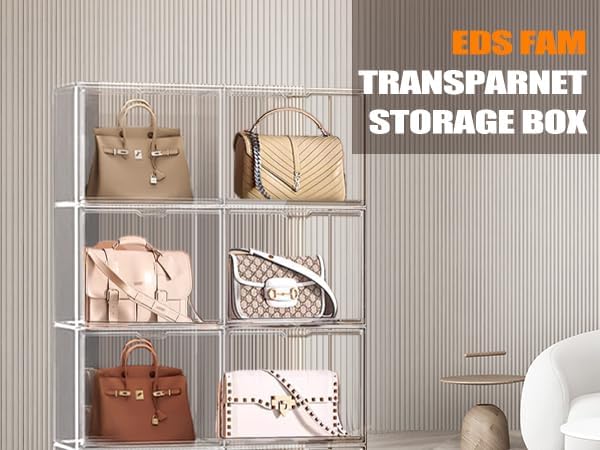 1Pack Clear Stackable Plastic Storage Bins - Image 8