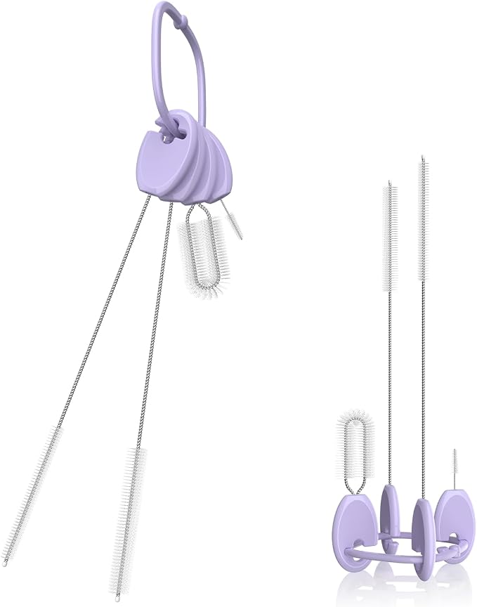Straw Brush Set, 4 Piece Cleaner Kit by VOGOGE
