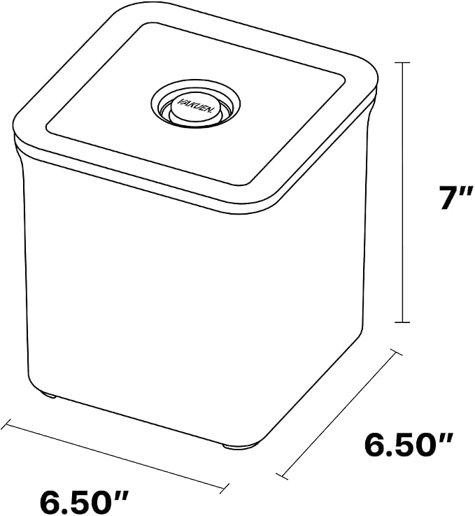 VAKUEN Premium Airtight Food Storage Containers, 3.28qt 1 Piece, Smart - Image 6